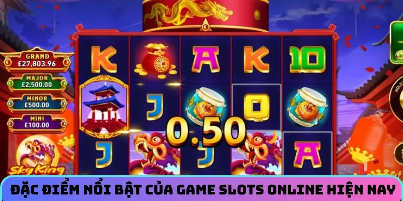 Đặc điểm nổi bật của game slots online hiện nay