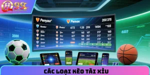 Các loại kèo tài xỉu